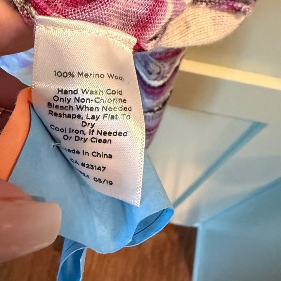 EUC TALBOTS Wool Paisley Pattern Sweater Sz L Freshly Drycleaned! - Picture 5 of 11